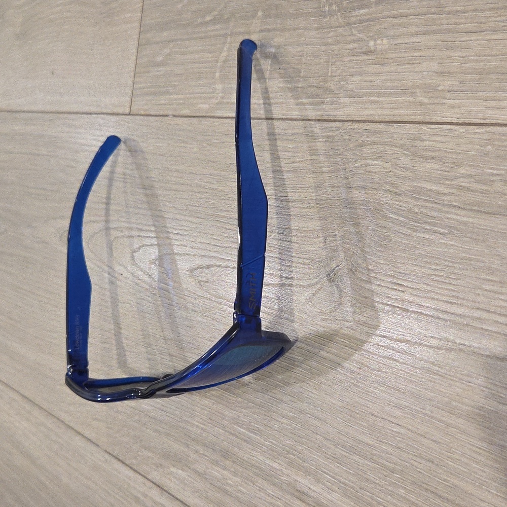 Smith Lowdown Slim Carbonic Crystal Blue Sunglasses View 2
